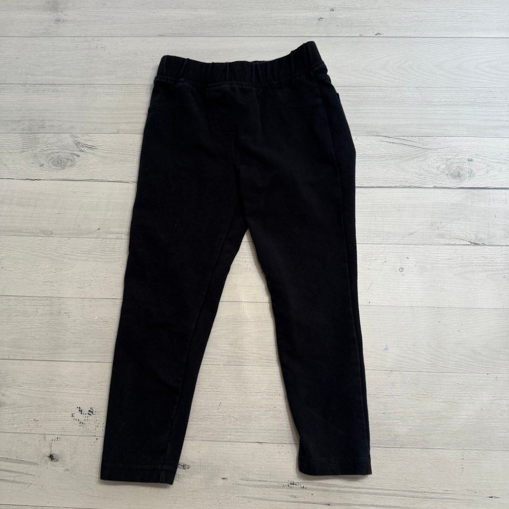 Hanna Andersson girls‎ black leggings 100/4